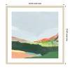 Amanti Art Green Hills I  by Ian C Wood Framed Wall Art Print - 4 of 4