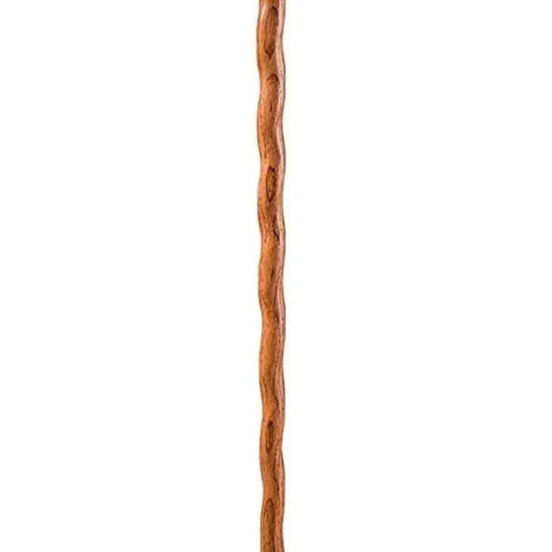 Brazos Twisted Fitness Walker Tan Wood Walking Stick 48 Inch Height, 4 of 9