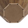 NicBex 31.5 Inch Octagonal Rubberwood Coffee Table,Farmhouse Center Table for Living Room,Bedroom - 4 of 4