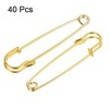 Unique Bargains Metal DIY Blankets Crafts Brooch Making Home Sewing Large Safety Pins 40 Pcs - 3 of 4
