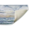 Stupell Industries Tranquil Watercolor Waves Printed Plush Bath Mat And Bath Rug, Design By Audrey Jeanne Roberts, 18"X30" - 2 of 4