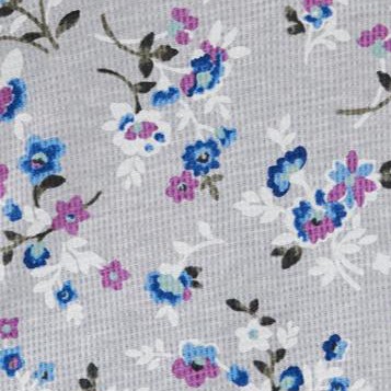 heather grey multi delicate floral