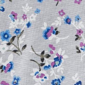 heather grey multi delicate floral