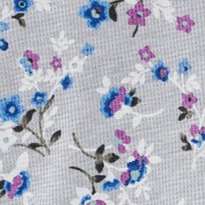 heather grey multi delicate floral