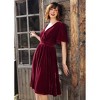 Moves Like A Dance Velvet Midi Dress - 3 of 4