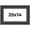 PosterPalooza | 3.5" Wide Ornate Black Picture Frame - UV Acrylic, Backing Board, Hanging Hardware Included - 2 of 4