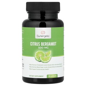 Sunergetic Citrus Bergamot, 500 mg , 30 Capsules - 1 of 4
