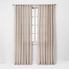 1pc Light Filtering Linen Window Curtain Panel - Threshold™ - image 3 of 4