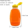 Clear Plastic Honey Bottles with Flip-Top Caps, 8 Pack 16oz Refillable Food Grade - 2 of 4