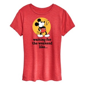 Women's - Disney - Mickey & Friends Short Sleeve Graphic T-Shirt - 1 of 4