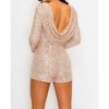 Women's Eye Catcher Sequins Romper - PRIVY - 2 of 2