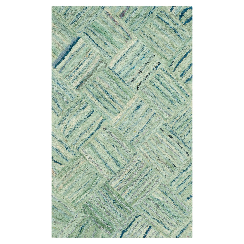 Reed Area Rug - Green(4'x6') - Safavieh