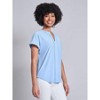 Jones New York Plus Size Split Neck Top - 2 of 3