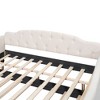 NicBex Full Size Wooden Daybed, Modern Sofa Bed Frame with Button Tufted Design, Upholstered Bed for Bedroom, Living Room - 4 of 4