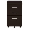 Skeena 3 Drawer Mobile Storage Cabinet Cappuccino - Coaster - 4 of 4