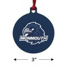 Monmouth University Official Hawks Logo Aluminum Holiday Christmas Tree Ornament - 3 of 4