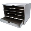 Victor Technology Wood Desktop Organizer Classic Silver S4720 - 2 of 3
