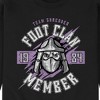 Men's - Teenage Mutant Ninja Turtles - Foot Clan Member Graphic Fleece Sweatshirt - 2 of 4