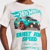 Toddler Boys' Hot Wheels Race Car T-Shirt - White - 2 of 4