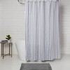 Dyed Shower Curtain Blue - Threshold™ - image 2 of 4