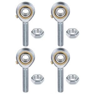 Unique Bargains Self-Lubricating Thread Steel Jam Nuts Rod End Bearings 4 Pcs - 1 of 4