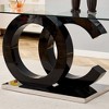NicBex Dining Table 63" Modern Minimalist Rectangular Dining Table with MDF OC-Shaped Bracket - 2 of 4