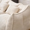 SEVOBAL Sofas Oversized Bean Bag Chair with Armrests High-Resilience Foam and Soft Chenille for Living Room Bedroom, Beige, 73.2"*38.6"*30.7" - 4 of 4