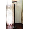 Chloe Lighting CH1T153BV14-TF1 Vivian Tiffany-Style Victorian Stained Glass Torchiere Floor Lamp 69" Height - 4 of 4