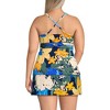 Lands' End Women's Chlorine Resistant Plunge X-Back Tankini Swimsuit Top - 2 of 4