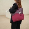MKF Collection Iris Snake Embossed Women’s Tote Bag with matching Wristlet Pouch by Mia K - 4 of 4