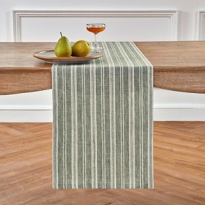 Solino Home Striped Linen Table Runner | Chelsea Stripe - 1 of 4