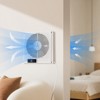 VEVOR 7.5-Inch Room to Room Fan, 2-in-1 305 CFM Through Wall Fan with Remote Control & Two-Way Airflow, 10-Speed Ventilation Quiet Vent ,White - 2 of 4