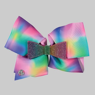 Girls' JoJo Siwa Tie-Dye with Rhinestone Bow Hair Clip