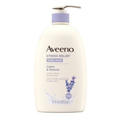 Aveeno Stress Relief Body Wash with Lavender & Chamomile - 33 fl oz