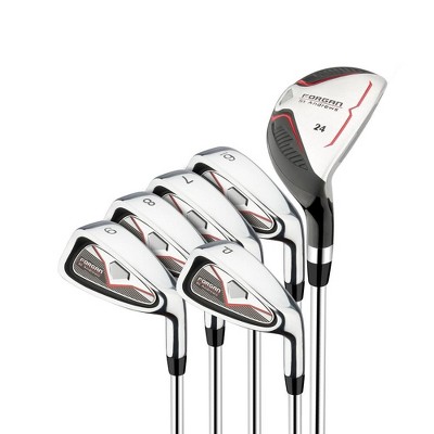 Forgan of St Andrews F100 Iron Set with Hybrid, Mens Right Hand, Steel Shafts