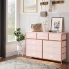 Whizmax 10-Drawer Multifunctional TV Stand & Dresser with Metal Frame | Space-Saving Bedroom Storage Organizer for Clothes & Media - 2 of 4