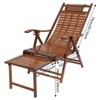 YIYIBYUS Bamboo Folding Lounge Chair, Folding Reclining Chair with Adjustable Backrest, Adjustable Backrest Folding Chair - 4 of 4