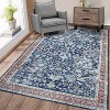 Area Rug - Stain Resistant Low Pile Carpet with Non-Slip Backing, Soft Indoor Rug for Living Room Bedroom Dining Room Office - 4 of 4