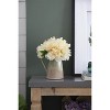 Cesicia 10.2 x 11 x 18.9"H Artificial Cream Sunflower Bush, 4 Pack - 4 of 4