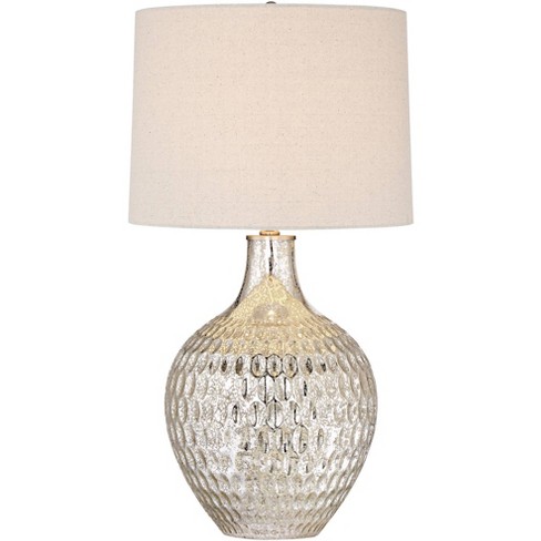 360 Lighting Modern Table Lamp Textured, Glass Table Lamps For Living Room