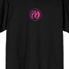 Power Ranger Pink Ranger Action Character Art Adult Black Crew Neck Short Sleeve T-shirt - 3 of 4