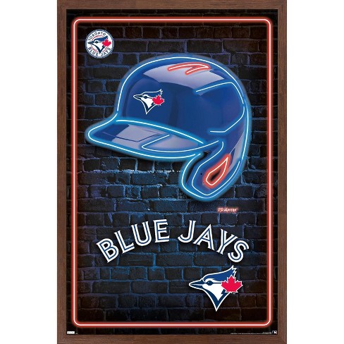 MLB Toronto Blue Jays - Logo 16 Wall Poster, 14.725 x 22.375, Framed