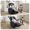 Ultra - Comfy Corduroy Recliner Chair for Small Space, Updated Adjustable Electric Power Recliner Chairs for Adults with 2 Side Pockets - 2 of 4