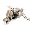 Unique Bargains Metal Scooter Motorcycle Shaped Pendant Keychain Bronze Tone - 4 of 4