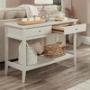 Sauder Larkin Ledge Console Table Glacier Oak - 4 of 4