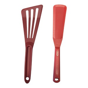 Norpro My Favorite Nylon Kitchen Spatula and Angled Slotted Spatula Turner Set - 1 of 2