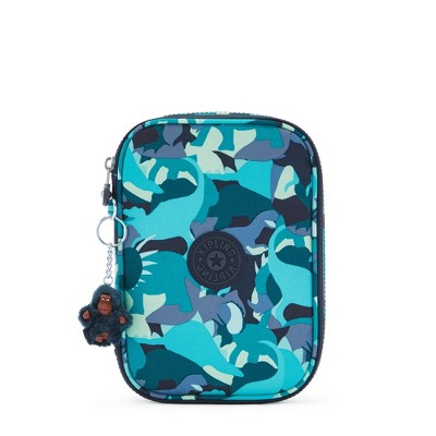 ESTUCHE KIPLING 100 PENS AQUA FLOWERS