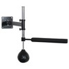 VisioGear Punching Bags Lightweight Fast-Reflexes Speed Bag Boxing Punching Bag Wall Mount Height Adjustable, Black, 31.00"*28.30"*7.80" - 4 of 4