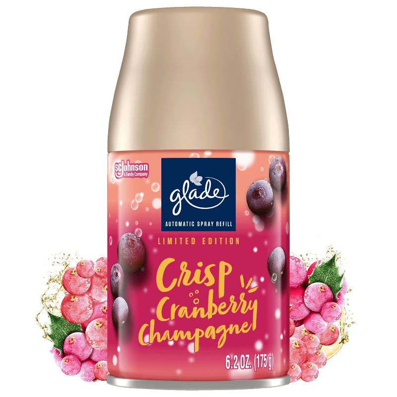 Glade Automatic Spray Air Freshener - Crisp Cranberry Champagne - 6.2oz, 1 of 19
