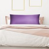 PiccoCasa Zippered Closure Silky Satin Body Long Pillowcase - 2 of 4